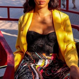 Yellow Blazer sz medium